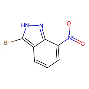 3-溴-7-硝基吲唑 structure