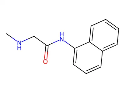 2-(Methylamino)-N-(naphthalen-1-yl)acetamide structure