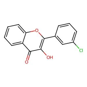 2-(3-Chlorophenyl)-3-hydroxy-chromen-4-one structure