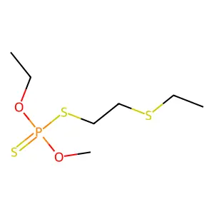 O-Ethyl S-(2-(ethylthio)ethyl) O-methyl phosphorodithioate structure