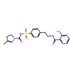 3-amino-N-[2-[4-[(5-methyl-3,4-dihydropyrazole-2-carbonyl)su structure