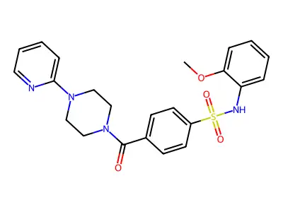 N-(2-methoxyphenyl)-4-(4-pyridin-2-ylpiperazine-1-carbonyl)benzenesulfonamide structure
