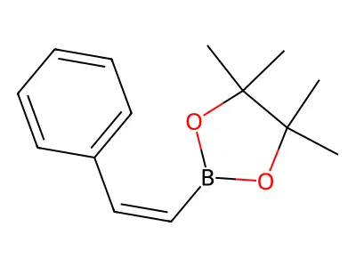trans-2-(4,4,5,5-Tetramethyl-1,3,2-dioxaborolan-2-yl)styrene structure