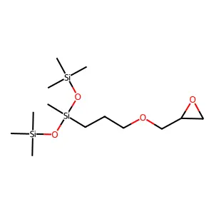 Trisiloxane, 1,1,1,3,5,5,5-heptamethyl-3-(3-(2-oxiranylmethoxy)propyl)- structure