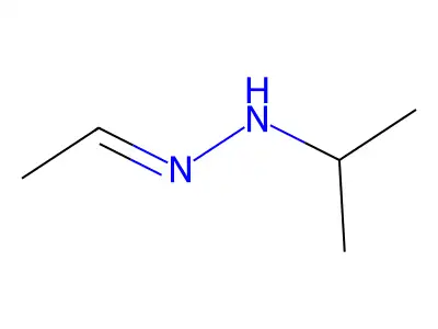 Acetaldehyde isopropylhydrazone structure