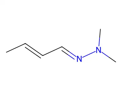 But-2-enal dimethylhydrazone structure