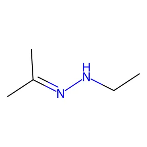 Acetone ethylhydrazone structure