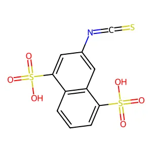 3-异硫氰酸根合-1,5-萘二磺酸 structure