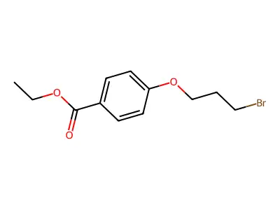 Ethyl 4-(3-bromopropoxy)benzoate structure