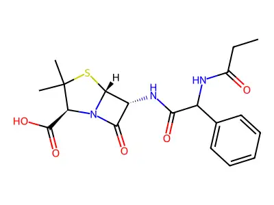 N-Propionylampicillin structure