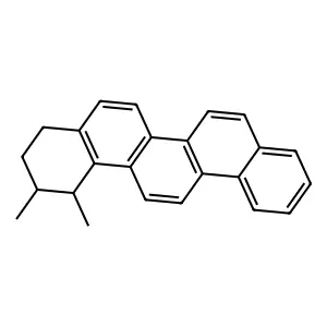 1,2-Dimethyl-1,2,3,4-tetrahydropicene structure