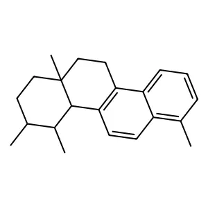 Chrysene, 1,2,3,4,4a,11,12,12a-octahydro-3,4,7,12a-tetramethyl- structure