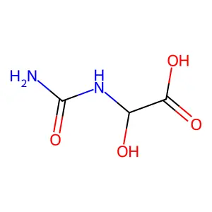 (S)-Ureidoglycolate structure