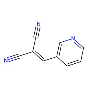3-吡啶亚甲基丙二腈 structure