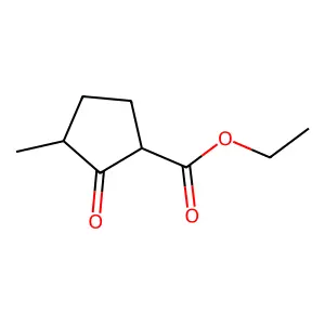 Cyclopentanecarboxylic acid, 3-methyl-2-oxo-, ethyl ester structure