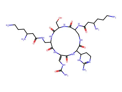 Di-beta-lysyl capreomycin iia structure