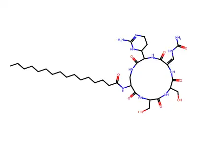 Palmitoyl tuberactinamine N structure