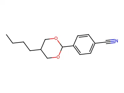 4-(5-Butyl-1,3-dioxan-2-yl)benzonitrile structure