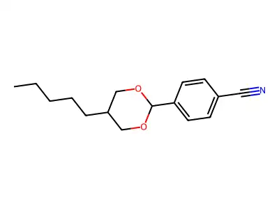 4-(5-Pentyl-1,3-dioxan-2-yl)benzonitrile structure