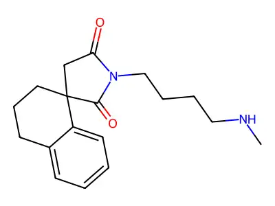 1'-(4-(Methylamino)butyl)-3,4-dihydrospiro(naphthalene-1(2H),3'-pyrrolidine)-2',5'-dione structure