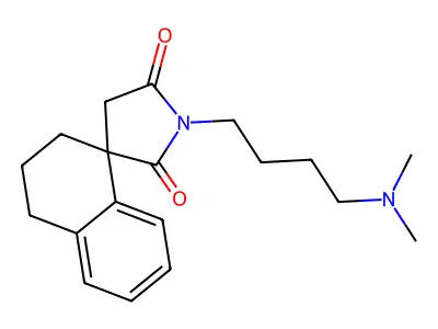 1'-(4-(Dimethylamino)butyl)-3,4-dihydrospiro(naphthalene-1(2H),3'-pyrrolidine)-2',5'-dione structure