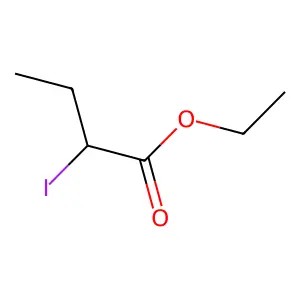 Ethyl 2-iodobutanoate structure