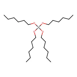 Tetrahexyl orthosilicate structure
