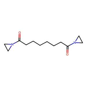 Aziridine, 1,1'-hexamethylenedicarbonyldi- structure