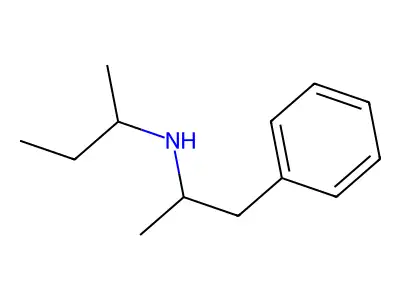 N-2-Butylamphetamine structure