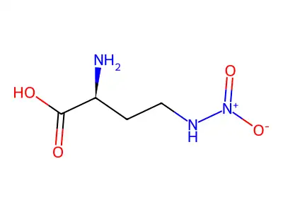 alpha-Amino-gamma-nitraminobutyrate structure