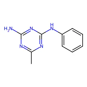 s-Triazine, 2-amino-4-anilino-6-methyl- structure