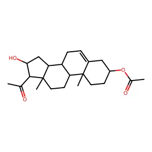 [(3S,8S,9S,10R,13S,14S,16S,17R)-17-acetyl-16-hydroxy-10,13-d structure