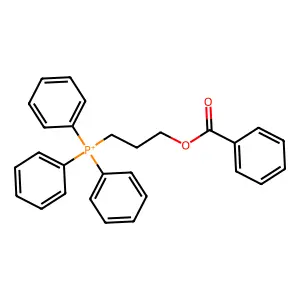 [3-(Benzoyloxy)propyl]triphenylphosphonium structure