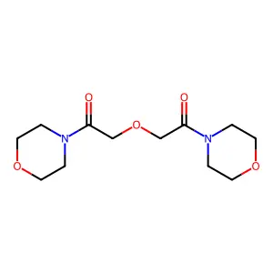 1-Morpholin-4-yl-2-(2-morpholin-4-yl-2-oxoethoxy)-ethanone structure