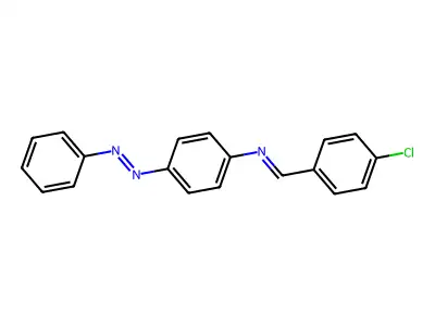 (4-Chloro-benzylidene)-(4-phenylazo-phenyl)-amine structure