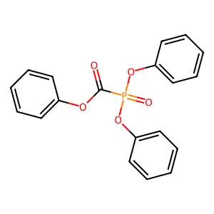 Phosphinecarboxylic acid, diphenoxy-, phenyl ester, oxide structure
