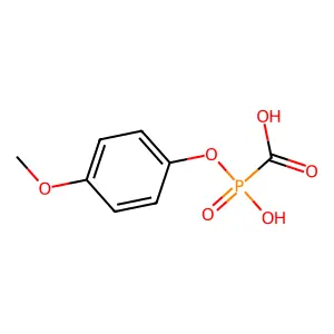 Phosphinecarboxylic acid, hydroxy(4-methoxyphenoxy)-, oxide structure