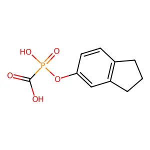 5-茚基膦酰甲酸 structure