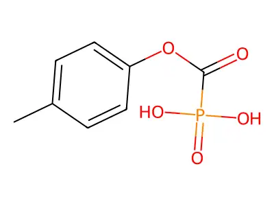 Phosphinecarboxylic acid, dihydroxy-, 4-methylphenyl ester, oxide structure