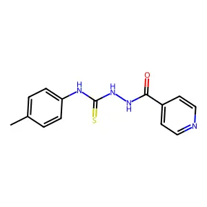 N-{[(4-Methylphenyl)carbamothioyl]amino}pyridine-4-carboxamide structure