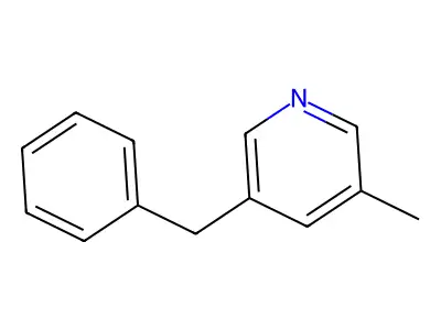 5-Benzyl-3-methylpyridine structure