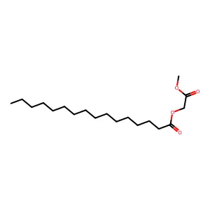 2-Methoxy-2-oxoethyl hexadecanoate structure