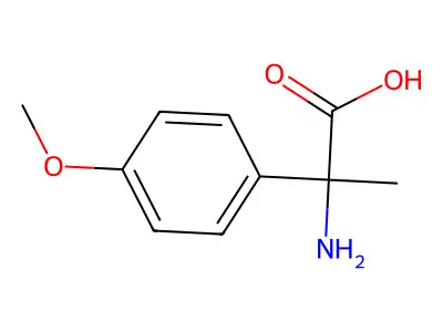 2-amino-2-(4-methoxyphenyl)propanoic Acid structure