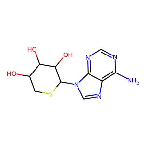 9-(5-Thiopentopyranosyl)-9h-purin-6-amine structure