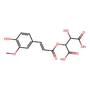 Feruloyl tartaric acid structure
