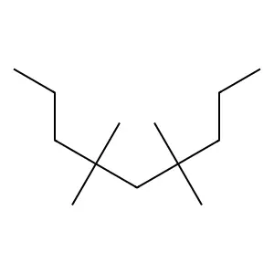 4,4,6,6-Tetramethylnonane structure