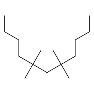 5,5,7,7-Tetramethylundecane structure