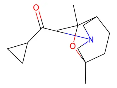 6-Oxa-3-azabicyclo(3.2.2)nonane, 3-(cyclopropylcarbonyl)-5,7,7-trimethyl- structure