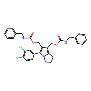 [2-(benzylcarbamoyloxymethyl)-3-(3,4-dichlorophenyl)-6,7-dih structure