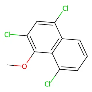 2,4,8-Trichloro-1-methoxynaphthalene structure